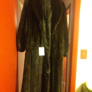 Mahogany Mink Coat.